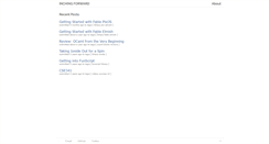 Desktop Screenshot of inchingforward.com